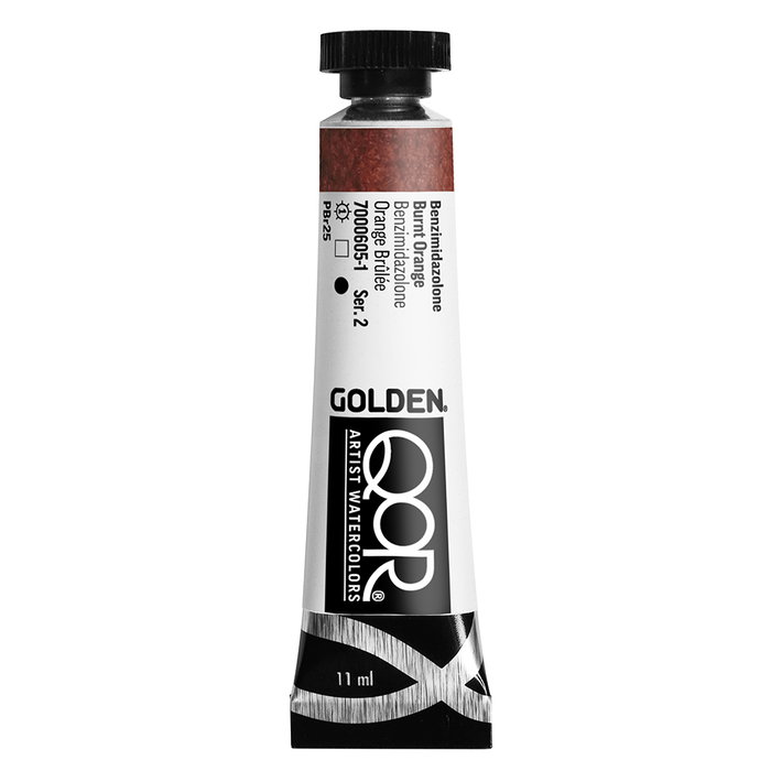 Qor Acuarela Benzimidazolona Naranja Quemada 11 ml Qor Acuarela Benzimidazolona Naranja Quemada 11 ml