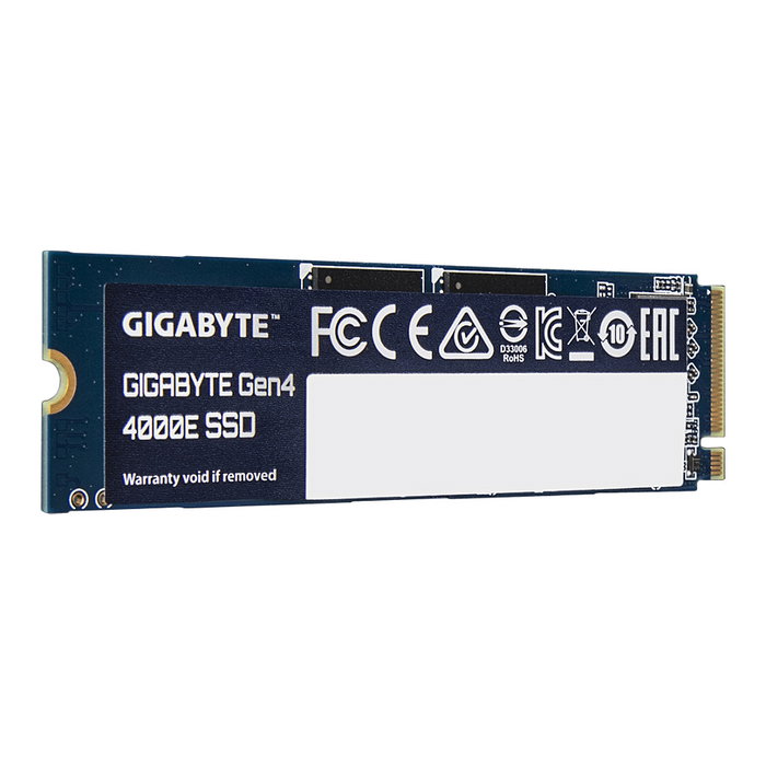 Gigabyte Gen4 4000E SSD NVMe M.2 500 GB, PCI-E 4.0, Lectura 3600 MB/s, Escritura 3000 MB/s, Factor 2280, 3D NAND, TBW 300