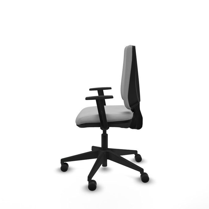 PIQUERAS Y CRESPO Silla de oficina Elche Gris claro con Brazos 1D