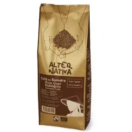 Alternativa 3 Cafe Origen Sumatra Raja Gayo Grano 500 Gr Bio Tueste Natural 100% Arabica