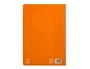 Liderpapel Cuaderno espiral A4 Pautaguía tapa dura 80 hojas 90gr cuadro pautado 4mm color naranja