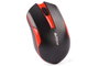 A4Tech V-TRACK G3-200N-1 Ratón Inalámbrico Óptico 1200 DPI Color Negro Rojo