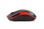 A4Tech V-TRACK G3-200N-1 Ratón Inalámbrico Óptico 1200 DPI Color Negro Rojo