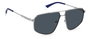 Polaroid PLD-4118-S-X-6LB-C3 Gafas de sol aviador de metal para hombre