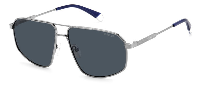 Polaroid PLD-4118-S-X-6LB-C3 Gafas de sol aviador de metal para hombre Polaroid PLD-4118-S-X-6LB-C3 Gafas de sol aviador de metal para hombre