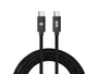 Conceptronic ETTA03B20 Cable USB-C a USB-C 2m USB 2.0 480 Mbps USB PD 3.1 240W 48V 5A Negro