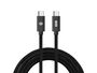 Conceptronic ETTA03B20 Cable USB-C Macho a Macho Negro 2m, 240W Power Delivery