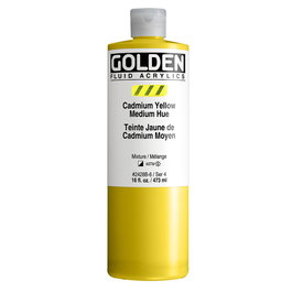 Golden Fluid Colores Acrílicos Amarillo Cadmio Medio 473 ml