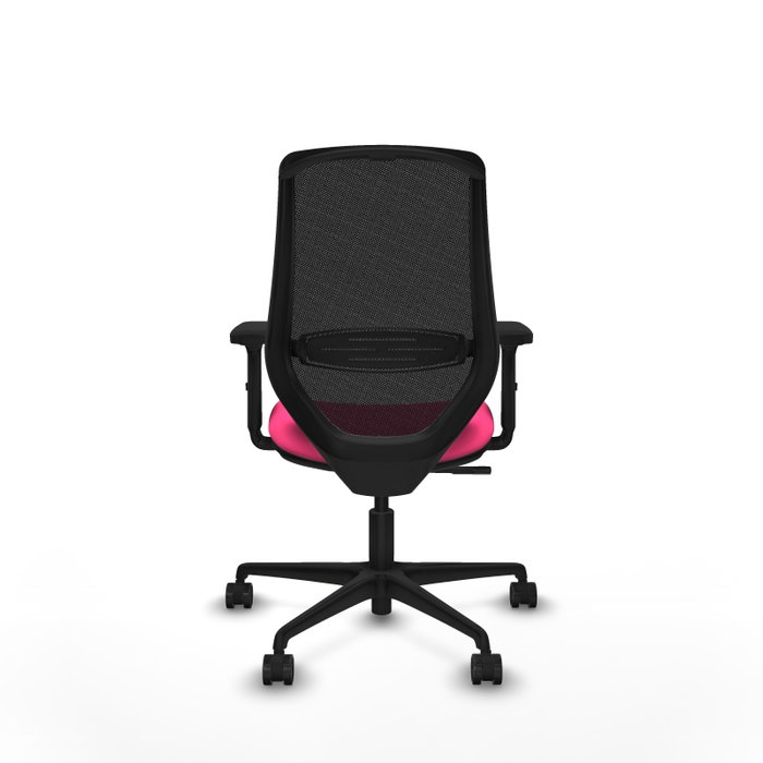 PIQUERAS Y CRESPO Silla de oficina Mardos con mecanismo Sincro, Rosa y Negro PIQUERAS Y CRESPO Silla de oficina Mardos con mecanismo Sincro, Rosa y Negro