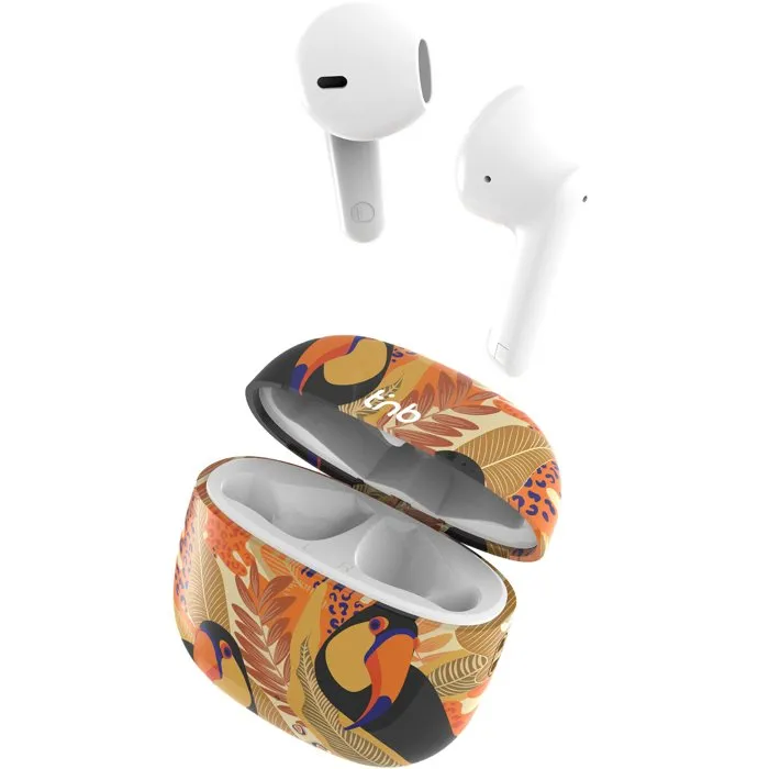 TNB Auriculares inalámbricos colección TOUCAN Amarillo/Naranja TNB Auriculares inalámbricos colección TOUCAN Amarillo/Naranja