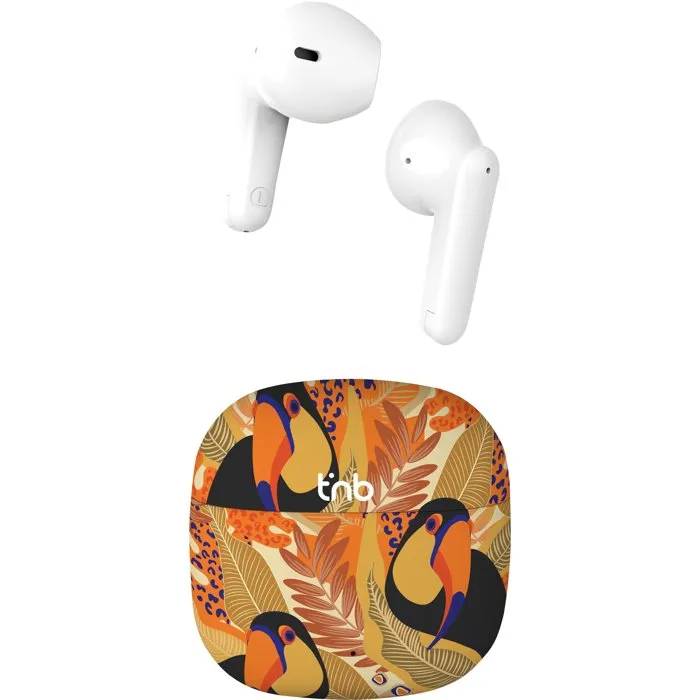 TNB Auriculares inalámbricos colección TOUCAN Amarillo/Naranja TNB Auriculares inalámbricos colección TOUCAN Amarillo/Naranja