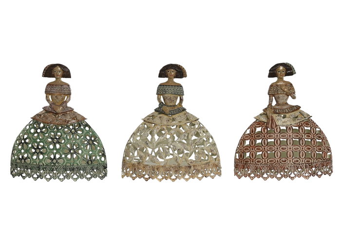 DKD Home Decor Figura de Resina y Metal Menina Damas Surtida DKD Home Decor Figura de Resina y Metal Menina Damas Surtida