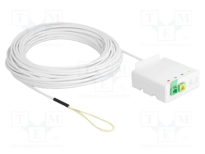 DeLOCK Caja de conexión de fibra óptica 2 x SC/APC Simplex con cable de 20 m DeLOCK Caja de conexión de fibra óptica 2 x SC/APC Simplex con cable de 20 m