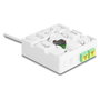 DeLOCK Caja de conexión de fibra óptica 2 x SC/APC Simplex con cable de 20 m