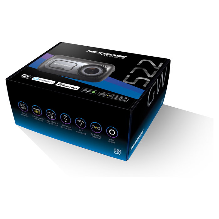 Nextbase 522GW Cámara de tablero 2560 x 1440 negro