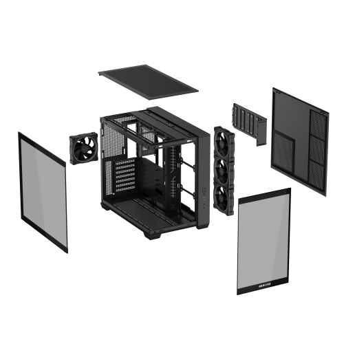 ASUS Caja de PC Negra A32 PLUS 90DC00S0-B19000