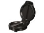 Argon Máquina de Tortillas 1000W, Acero Inoxidable, Negro y Gris, Control Automático de Temperatura (Set de 6)