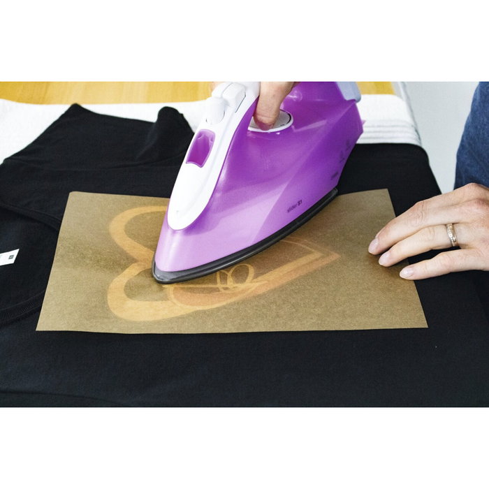 HERMA Papel de transferencia para camisetas A4 para textiles oscuros y negros, 10 hojas