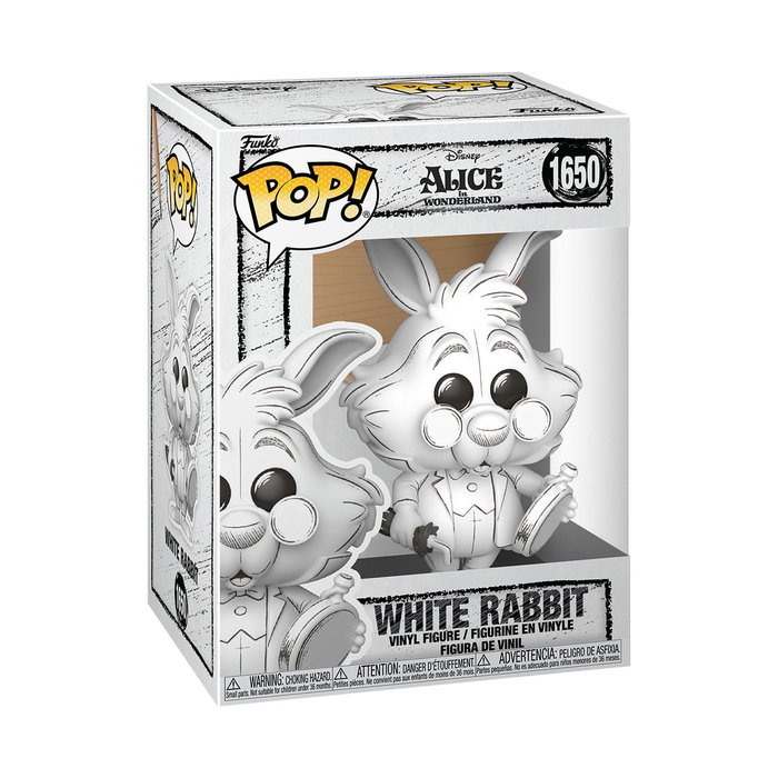 Disney POP! Vinyl Figura Sketched- White Rabbit 9 cm Disney POP! Vinyl Figura Sketched- White Rabbit 9 cm