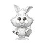 Disney POP! Vinyl Figura Sketched- White Rabbit 9 cm