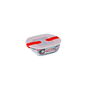 Hermético Cuadrado Boro Cook&Heat Pyrex® 15x12x4 cm - 0,35 L