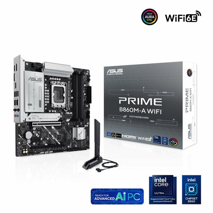 Asus PRIME B860M-A WIFI Micro ATX DDR5 LGA 1851 Asus PRIME B860M-A WIFI Micro ATX DDR5 LGA 1851