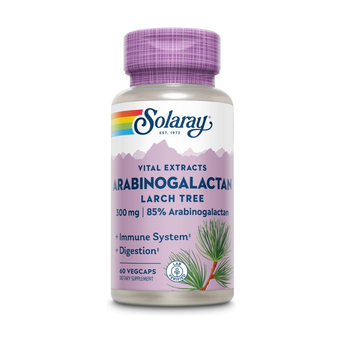 Solaray Arabinogalactano Extracto de Alerce 300 mg 60 Cápsulas Solaray Arabinogalactano Extracto de Alerce 300 mg 60 Cápsulas