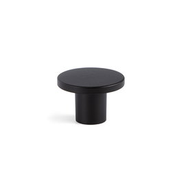 Viefe Pomo Como Negro Mate Zamak Ø26 - Tirador para Muebles y Cajones