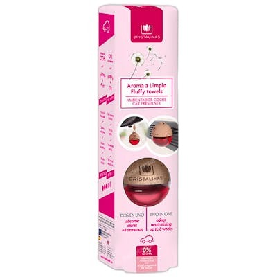 Cristalinas Ambientador para Coche 0% Aroma Limpio 6 ml