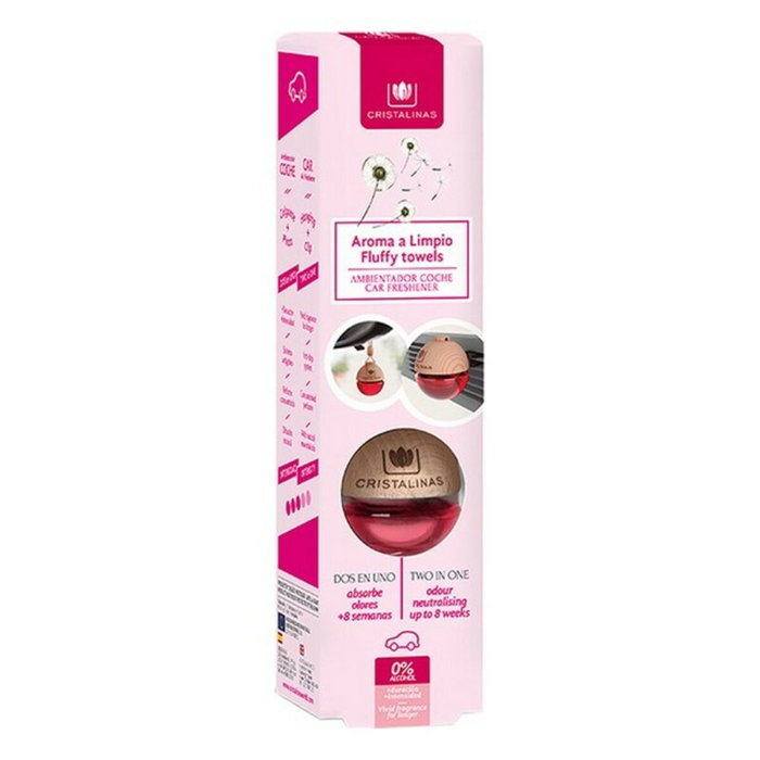 Cristalinas Ambientador para Coche 0% Aroma Limpio 6 ml