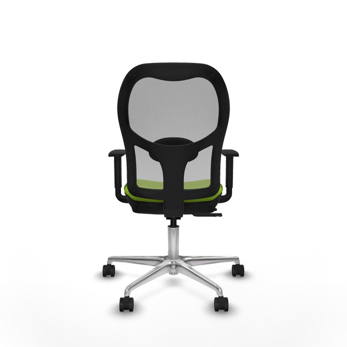 PIQUERAS Y CRESPO Silla de oficina Jorquera Sincro/Traslack Pistacho y Gris