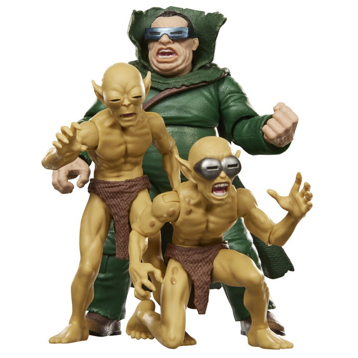 Hasbro Marvel Legends Series Fantastic Four: Pack de 3 figuras de Mole Man y Moloids