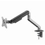 GEMBIRD MA-DA1-05 Soporte de Monitor para Escritorio Gris, Brazo Ajustable para Pantallas hasta 32 Pulgadas, VESA 100x100/75x75 mm