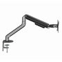 GEMBIRD MA-DA1-05 Soporte de Monitor para Escritorio Gris, Brazo Ajustable para Pantallas hasta 32 Pulgadas, VESA 100x100/75x75 mm