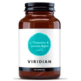 VIRIDIAN L-Teanina Melisa 90 Veg. Caps. Complemento Alimenticio para la Relajación