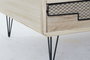 DKD Home Decor Mueble TV Morefond Indus Loft Natural Negro 115 x 43 x 61 cm