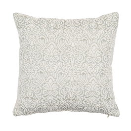 Cojín Blanco-Verde Algodón Decoración 45 X 45 cm (Set de 2)