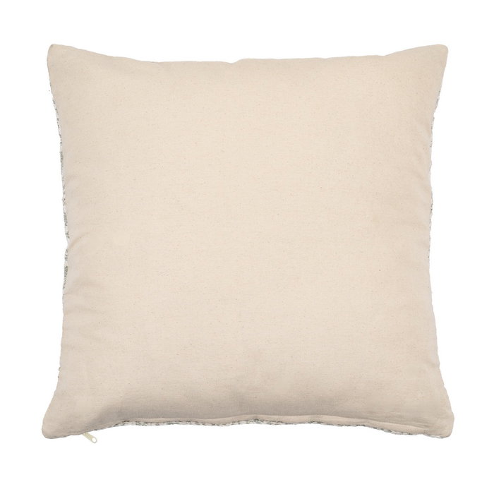 Cojín Blanco-Verde Algodón Decoración 45 X 45 cm (Set de 2)