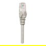 Intellinet Cable de Red Patch RJ45 U/UTP Cat6 0.5m Gris con Hebelschutz, Certificado EIA/TIA, Conector Chapado en Oro, CCA 24AWG