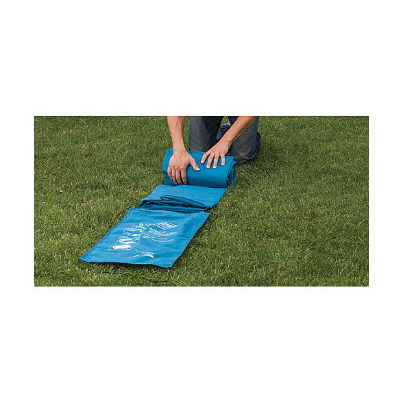 Coleman 2000031638 - Colchón hinchable doble rectangular extra resistente, azul, 295 kg, 198x137 cm