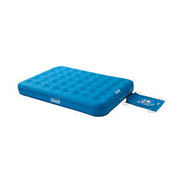 Coleman 2000031638 - Colchón hinchable doble rectangular extra resistente, azul, 295 kg, 198x137 cm