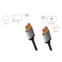 LogiLink Cable DisplayPort DP/M a DP/M, 8K/60 Hz, Aluminio, 1 m