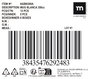 Mediterraneo Taza Blanca Inde 350cc, pack de 12 unidades