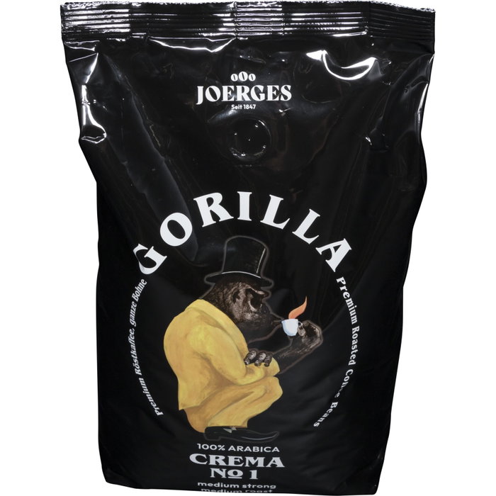 Joerges Gorilla Crema No.1 1 kg granos de café Joerges Gorilla Crema No.1 1 kg granos de café