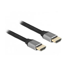 DELOCK Cable HDMI Ultra High Speed 48 Gbps 8K 60Hz Gris 3m Certificado