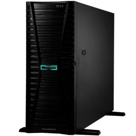 HP Enterprise ProLiant ML350 Gen11 Torre Intel Xeon Silver 4510 64GB DDR5 2x960GB SSD SATA 4xGbE 2x1000W PSU TPM 2.0
