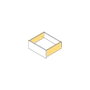 Emuca Kit de cajón para cocina o baño Vertex de altura 178mm con regulación 3D, tableros incluidos, módulo 900mm, Gris antracita