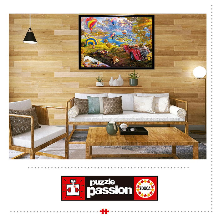 Educa Puzzle 3000 Piezas El Valle De Los Globos Aerostáticos 19947 120x68 cm