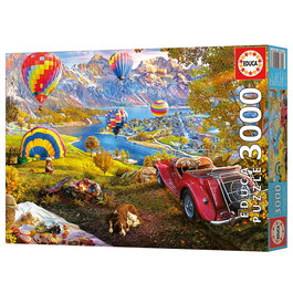 Educa Puzzle 3000 Piezas El Valle De Los Globos Aerostáticos 19947 120x68 cm