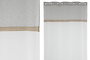 DKD Home Decor Cortina Bicolor de Poliéster 140x260 cm con 8 Anillas